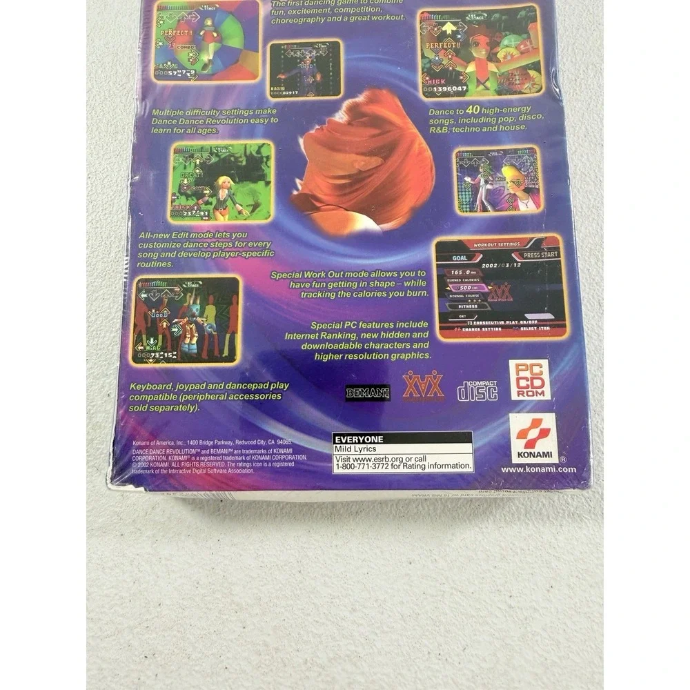 Dance Dance Revolution PC Windows 2002 Game BRAND NEW SEALED RARE